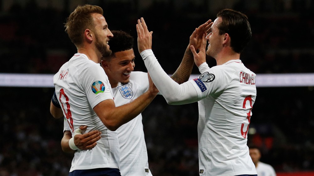 Jane, Sancho and Chilwell (©AFP)